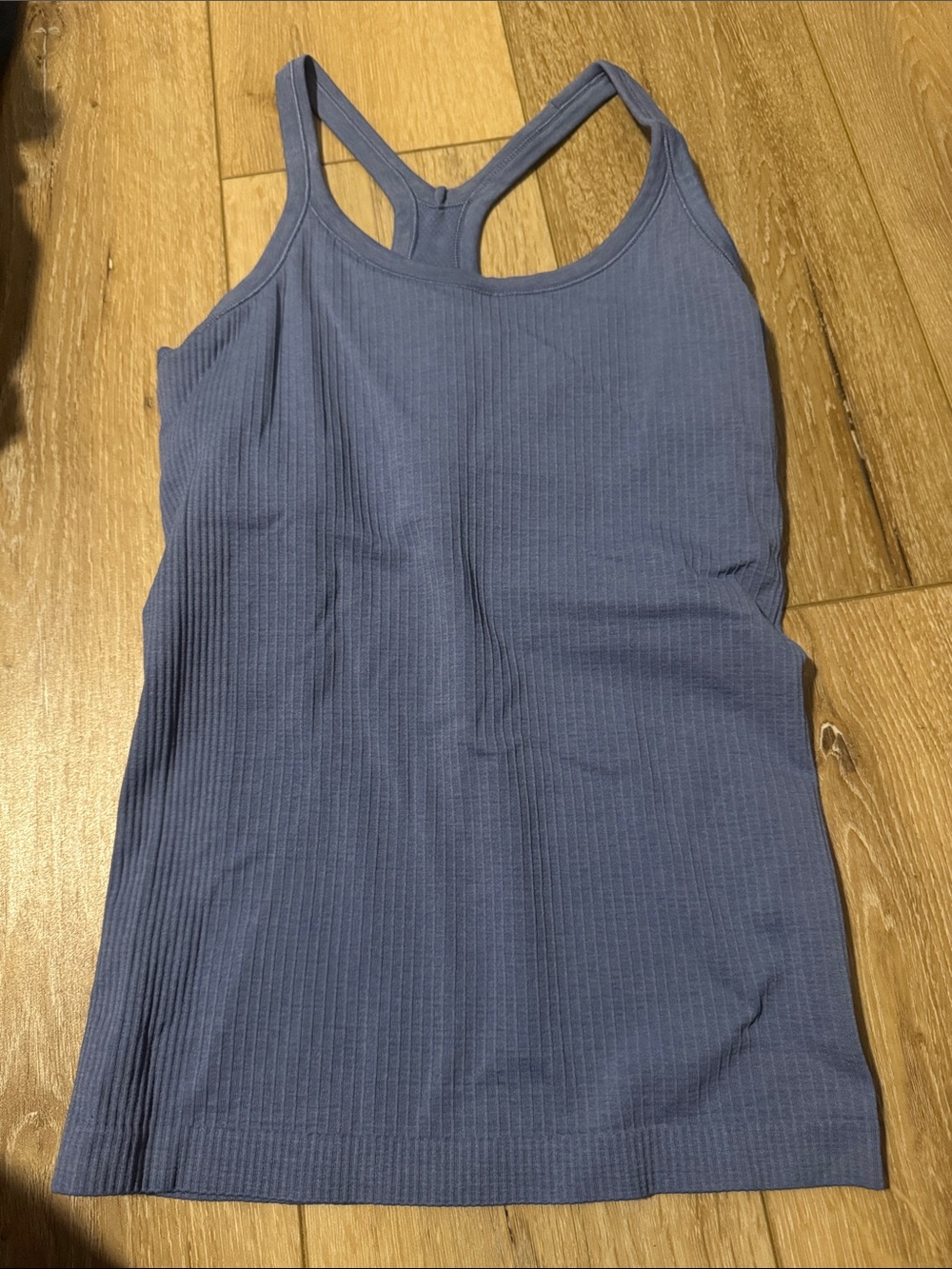 Lululemon Ribbed Racerback Tank Top - Blue